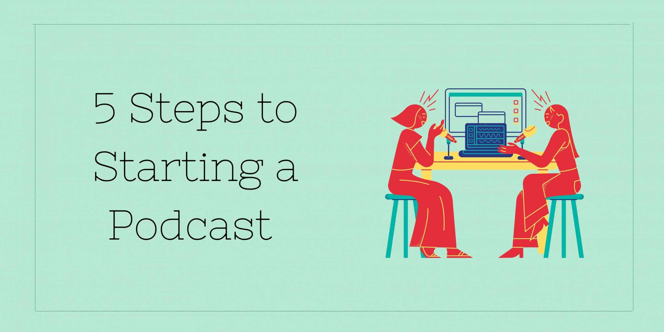 5 Steps to starting a podcast